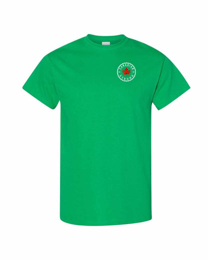 Canadian Strong Leaf Left Chest Men's Tee - Gildan Canada (sewn Internationally)