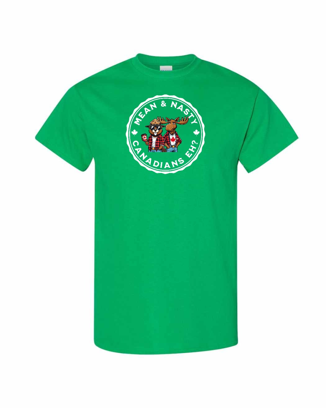 Mean And Nasty Canadiens Eh! Mens Tee - Gildan Canada (sewn Internationally)