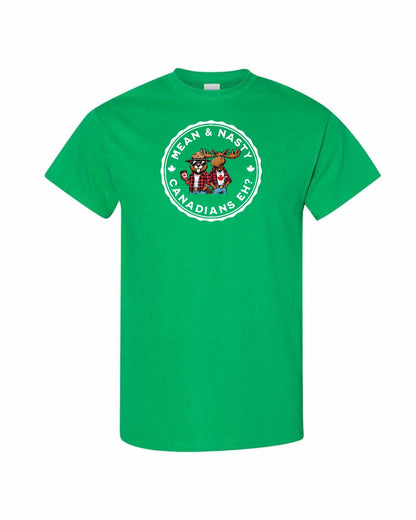 Mean And Nasty Canadiens Eh! Mens Tee - Gildan Canada (sewn Internationally)
