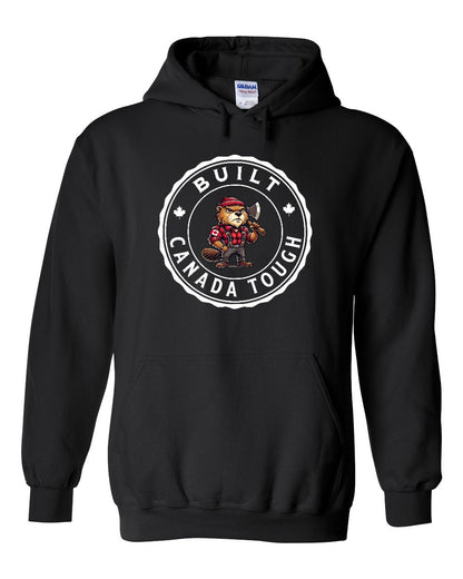 Built Canada Tough Male Axe Beaver Hoodie