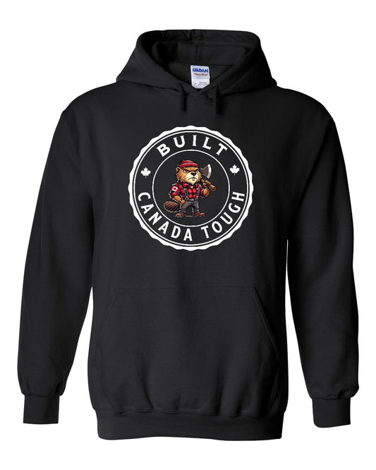 Built Canada Tough Male Axe Beaver Hoodie