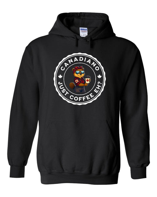 Canadiano Just Coffee Eh! Female Beaver Hoodie