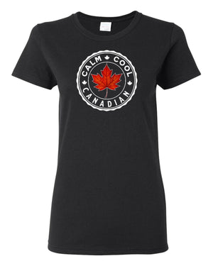 Calm Cool Canadian Leaf Women's Tee