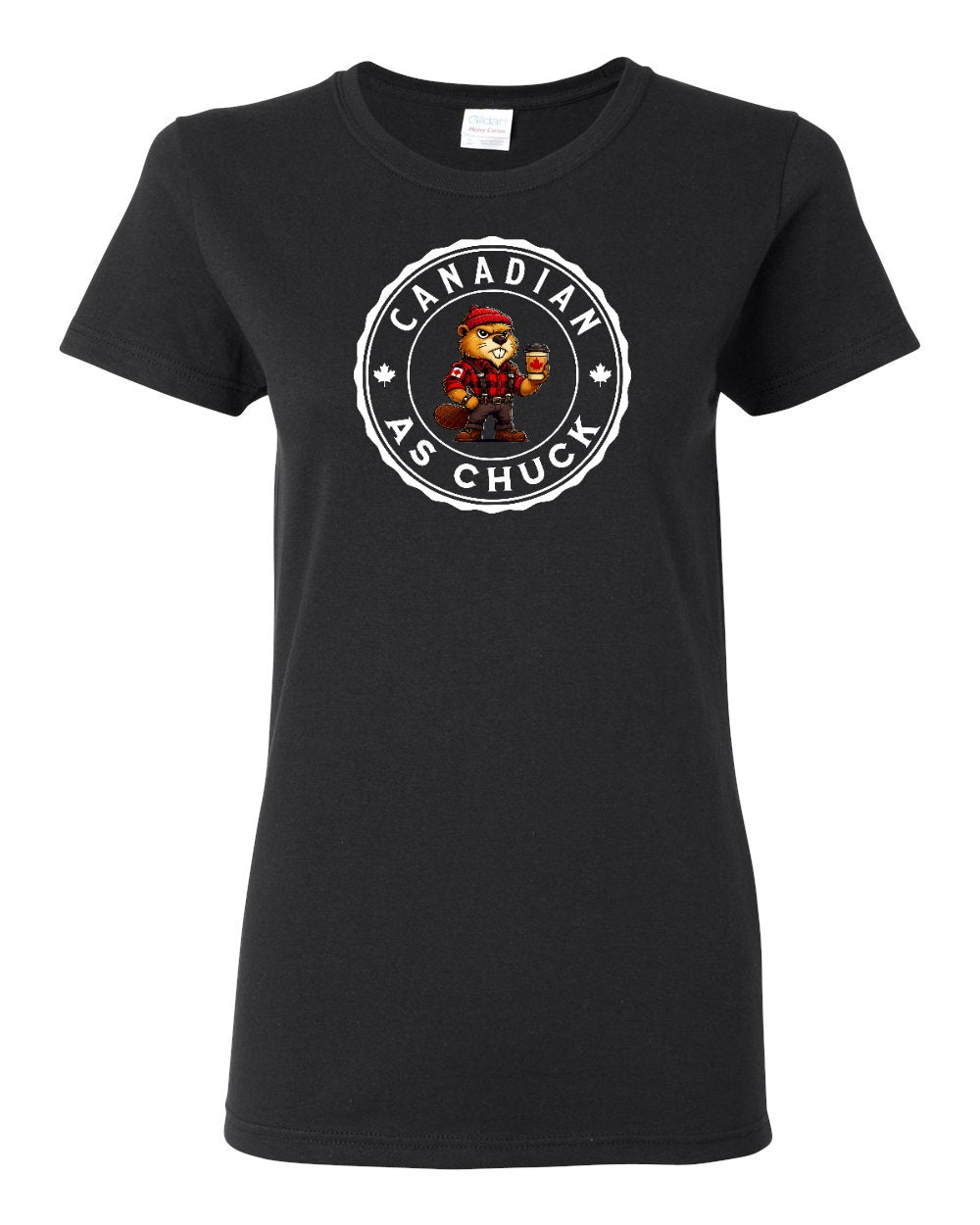 Canadian as Chuck Women's Tee - Gildan Canada (sewn Internationally)