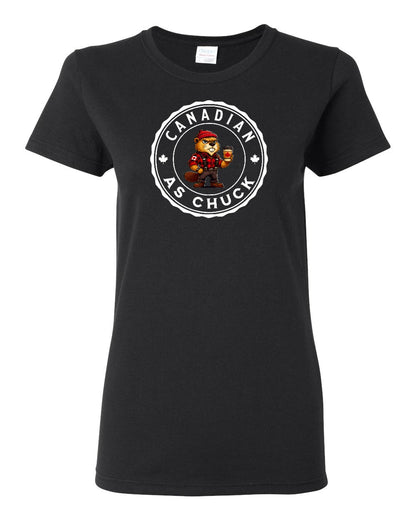Canadian as Chuck Women's Tee - Gildan Canada (sewn Internationally)