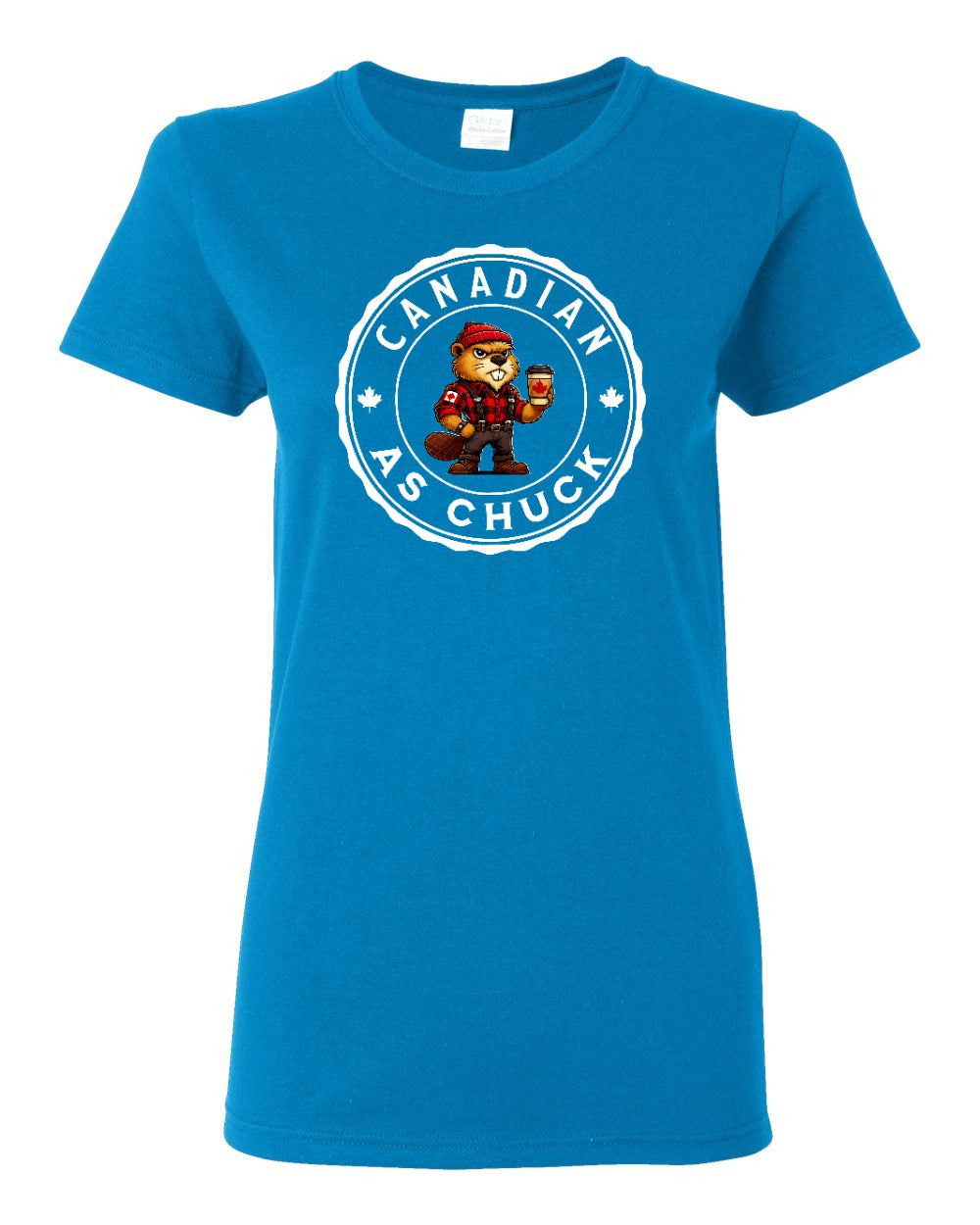 Canadian as Chuck Women's Tee - Gildan Canada (sewn Internationally)
