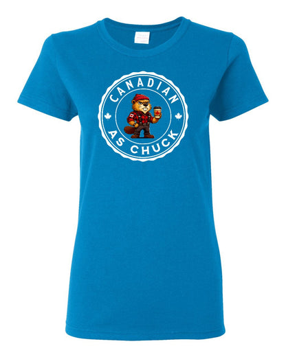 Canadian as Chuck Women's Tee - Gildan Canada (sewn Internationally)