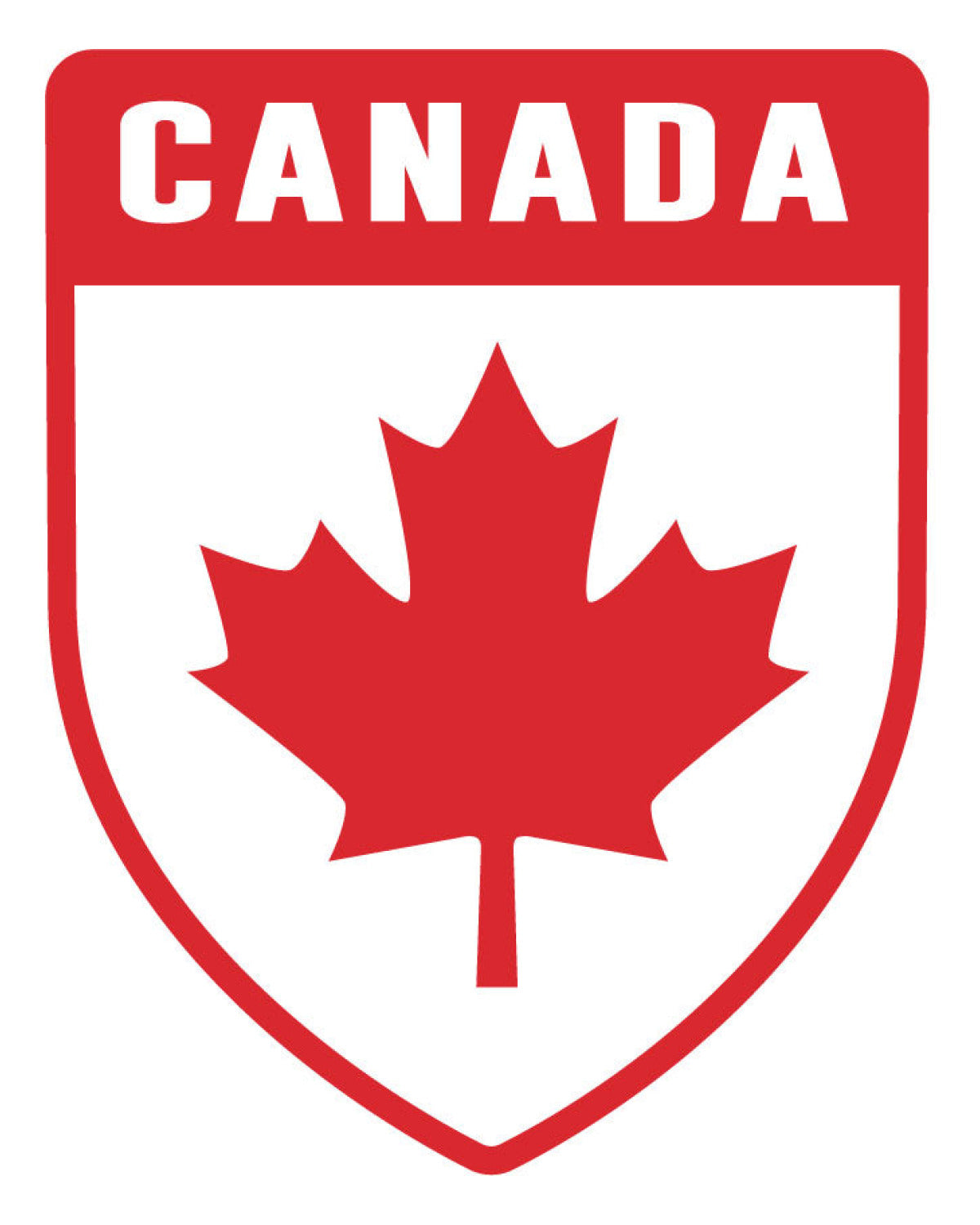 Canada Shield Iron-On Patch 🇨🇦  - 2.25" x 3"