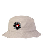 Proud to be Canadian Heart Flag Bucket Hat