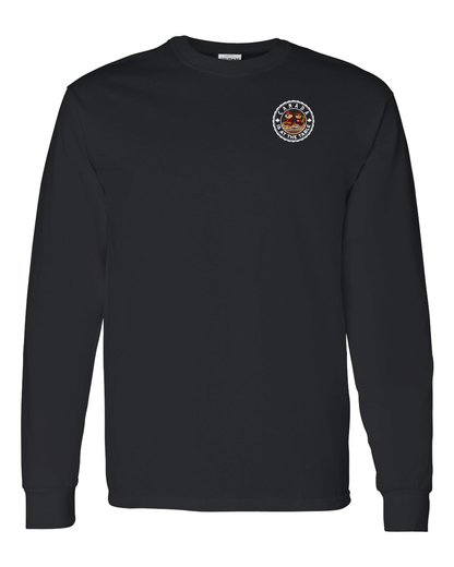 Canada Is At The Table Left Chest Long Sleeve Tee - Gildan Canada (sewn Internationally )