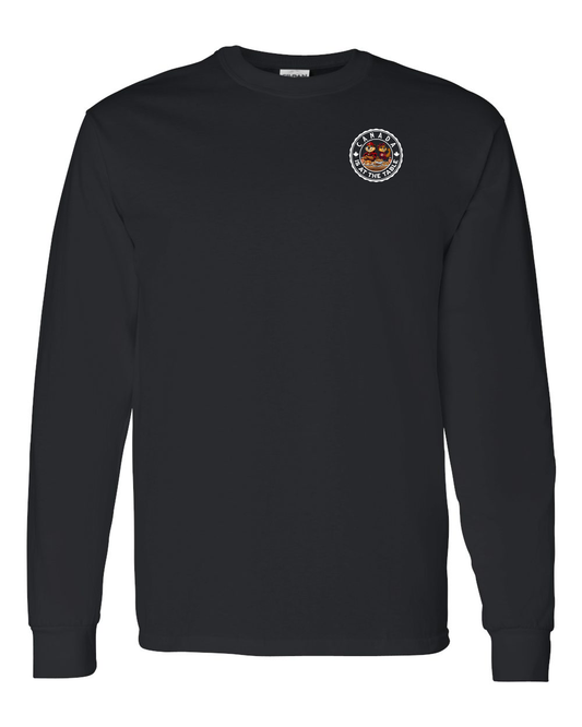 Canada Is At The Table Left Chest Long Sleeve Tee - Gildan Canada (sewn Internationally )