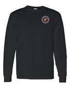 Flags Up Canada Male Beaver Version Left Chest  Long Sleeve Tee ) - Unisex