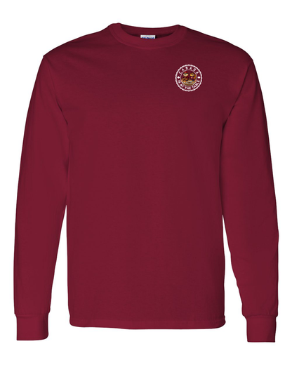 Canada Is At The Table Left Chest Long Sleeve Tee - Gildan Canada (sewn Internationally )