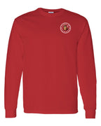 Flags Up Canada Male Beaver Version Left Chest And Back  Long Sleeve Tee ) - Unisex