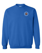 Flags Up Female Beaver Left Chest And Back  Crewneck - Unisex