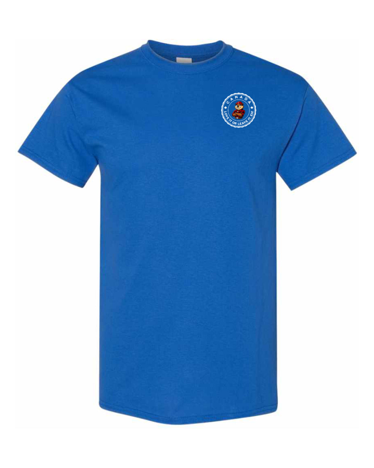 Canada Love it or Leave it eh!  Left Chest and Back Men's Tee