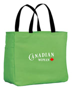 Canadian Woman Tote Bag