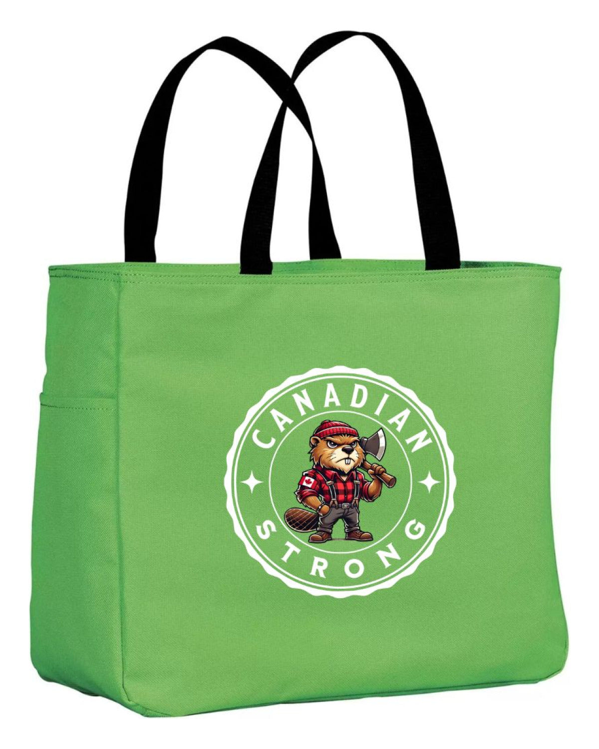 Canadian Strong Beaver Tote Bag