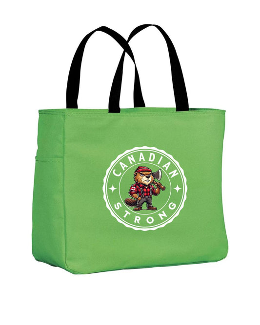Canadian Strong Beaver Tote Bag