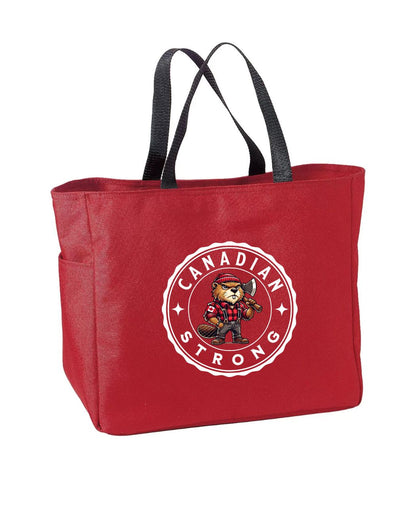 Canadian Strong Beaver Tote Bag