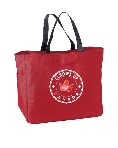 Elbows Up Leaf Tote Bag