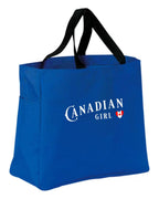 Canadian Girl Heart Flag Tote Bag