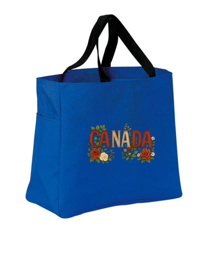 Canada Rose Tote Bag