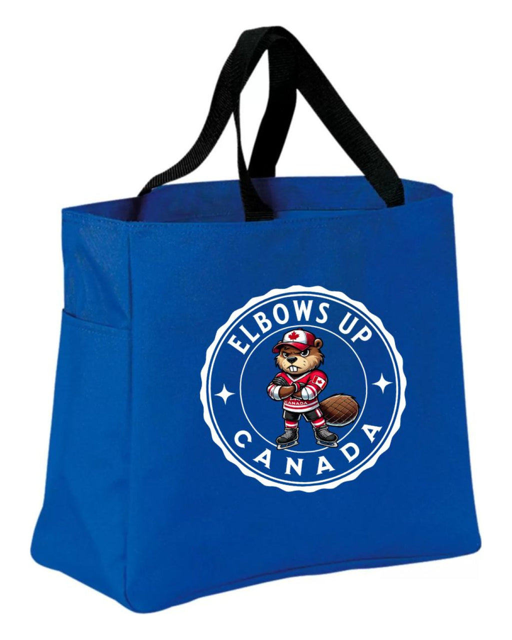 Elbows up Beaver Tote Bag