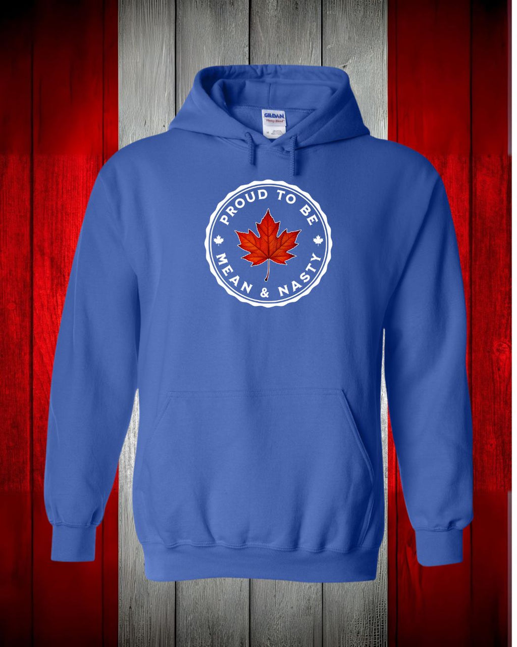 Proud to be Mean and Nasty Leaf Pullover Hoodie - Unisex