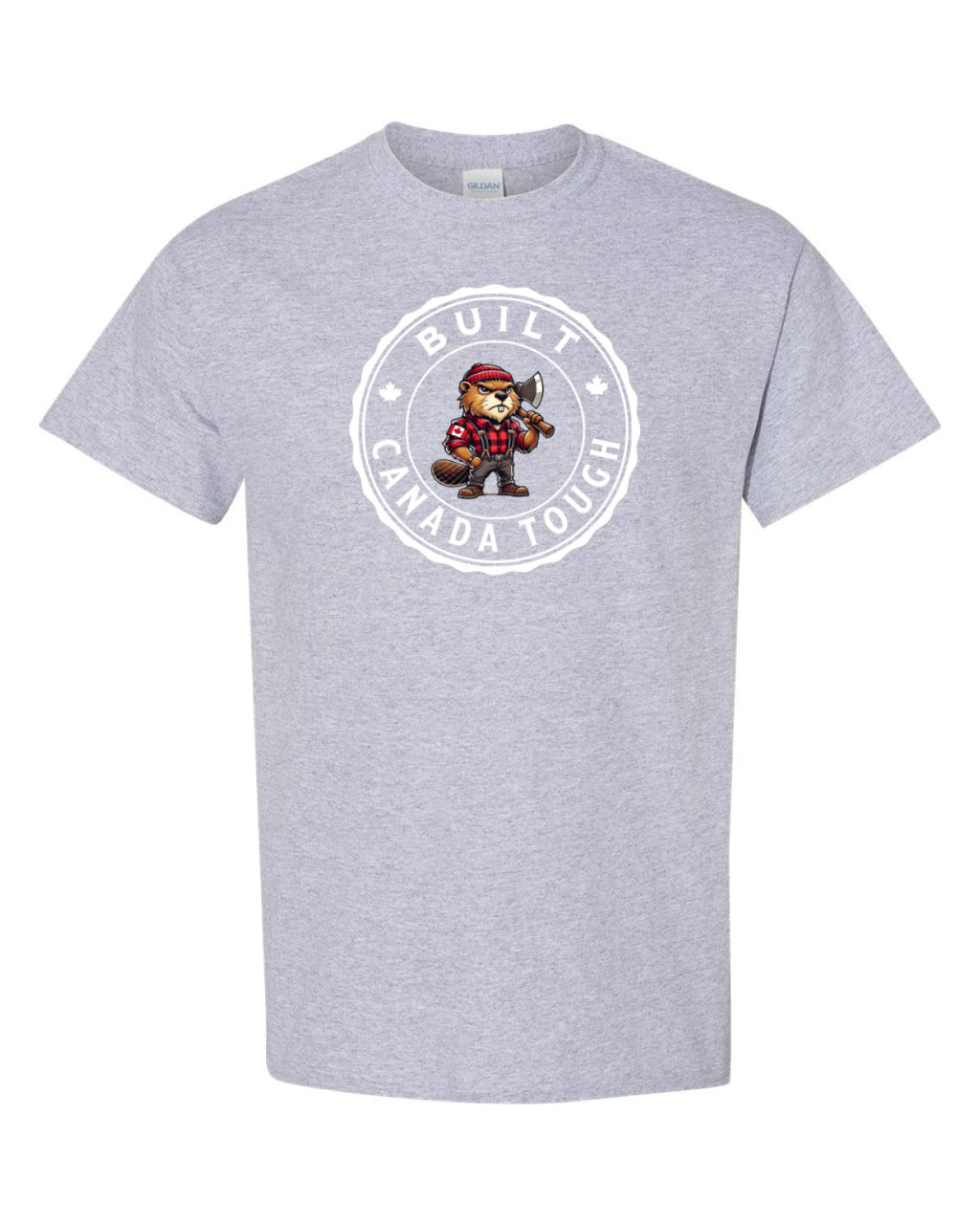 Built Canada Tough Male Beaver  Men's Tee