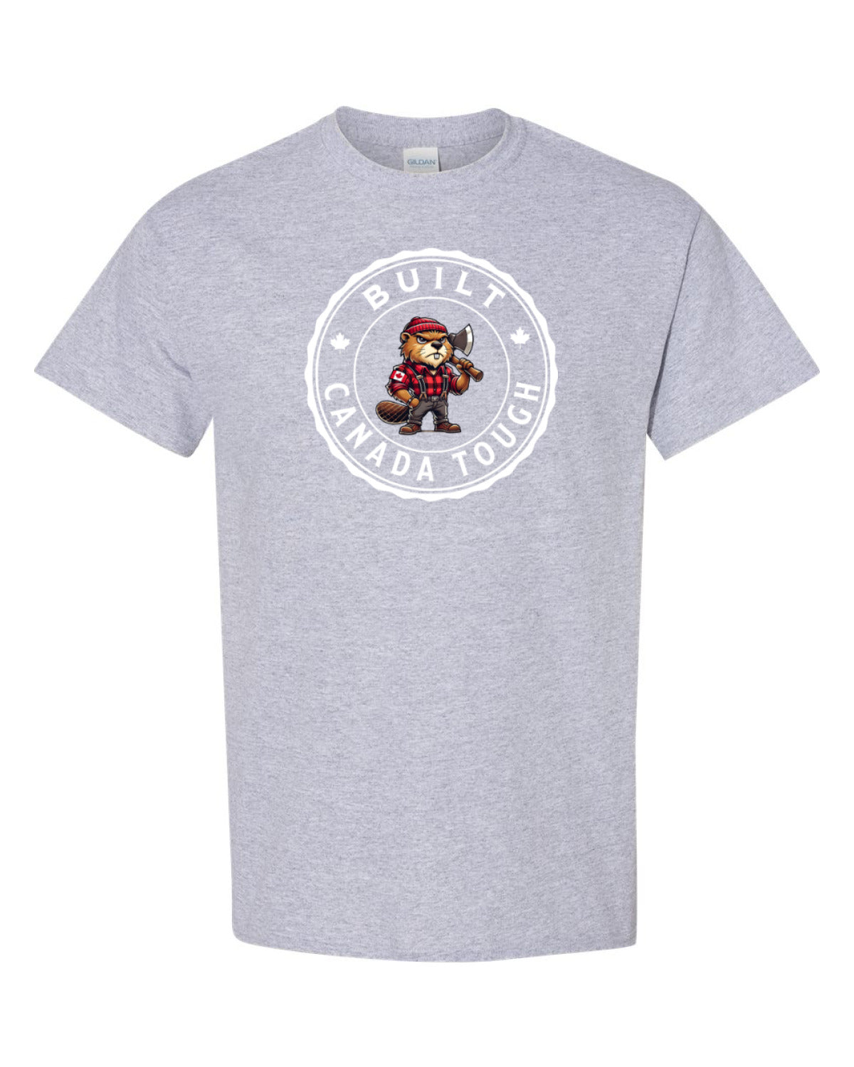 Built Canada Tough Male Beaver  Men's Tee