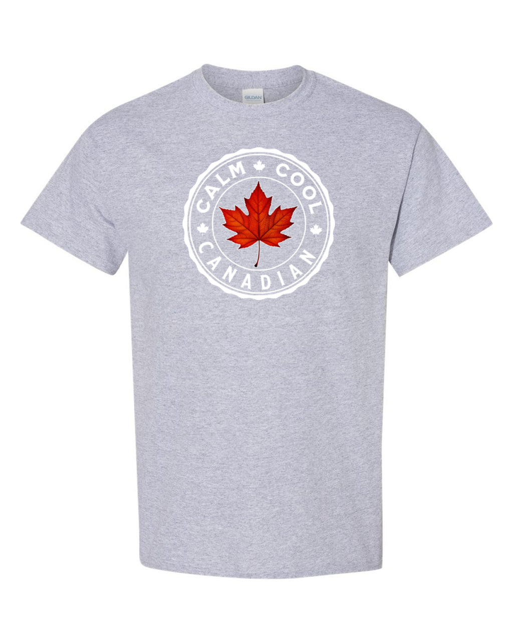 Calm Cool Canadian Leaf  Men's Tee