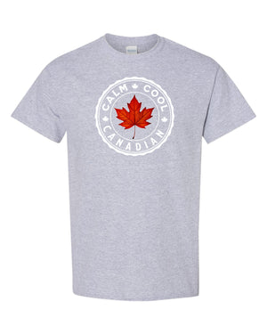 Calm Cool Canadian Leaf  Men's Tee