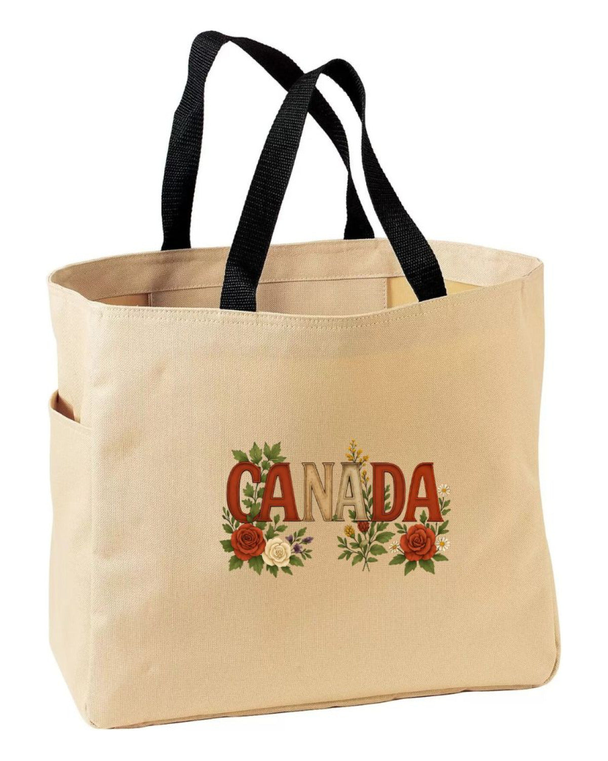 Canada Rose Tote Bag