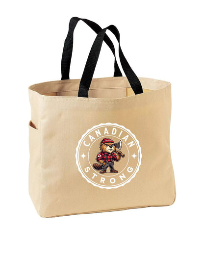 Canadian Strong Beaver Tote Bag