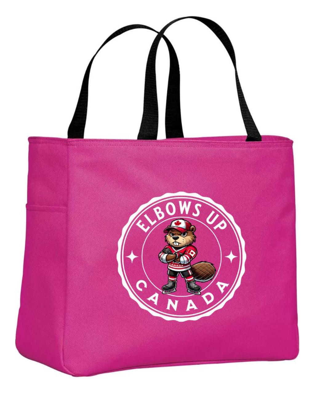 Elbows up Beaver Tote Bag