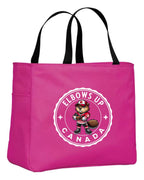 Elbows up Beaver Tote Bag