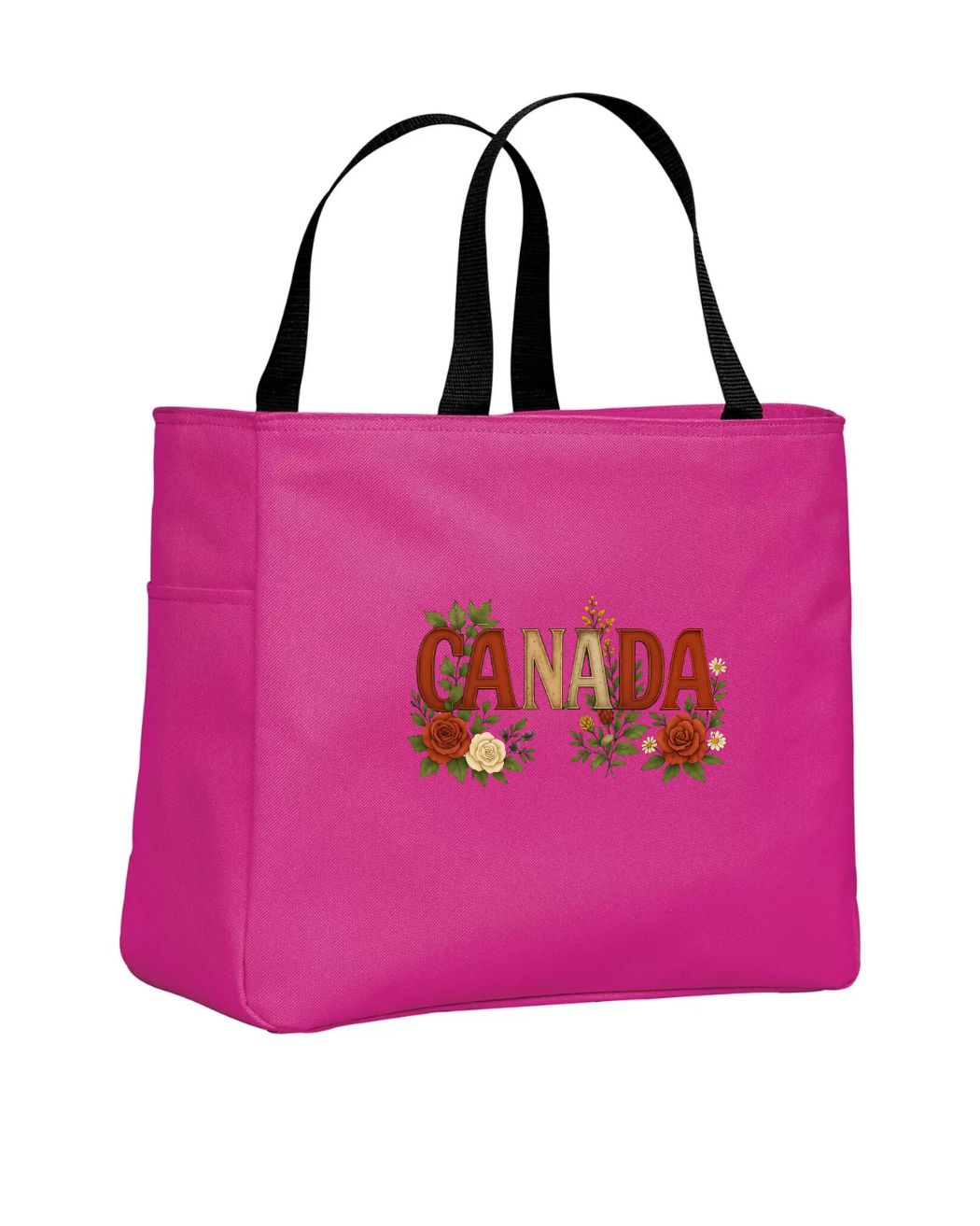 Canada Rose Tote Bag