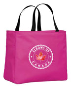 Elbows Up Leaf Tote Bag