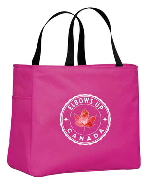 Elbows Up Leaf Tote Bag
