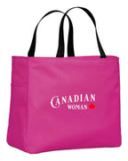 Canadian Woman Tote Bag