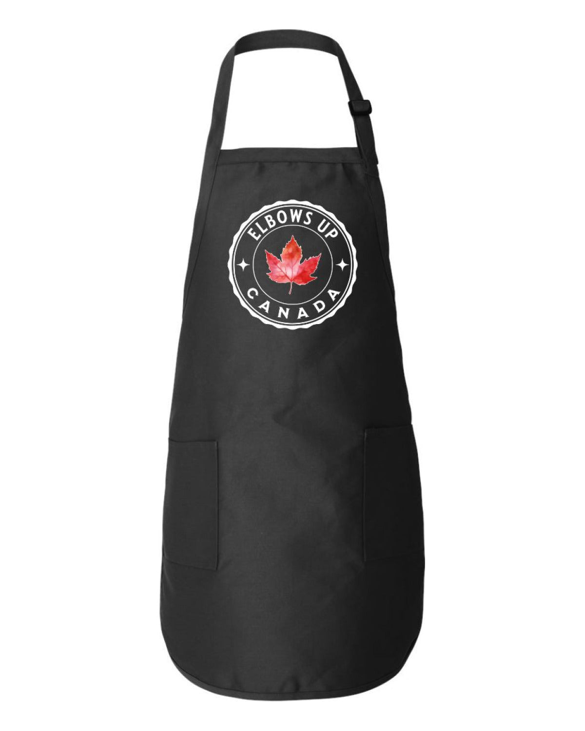 Elbows Up Leaf Apron