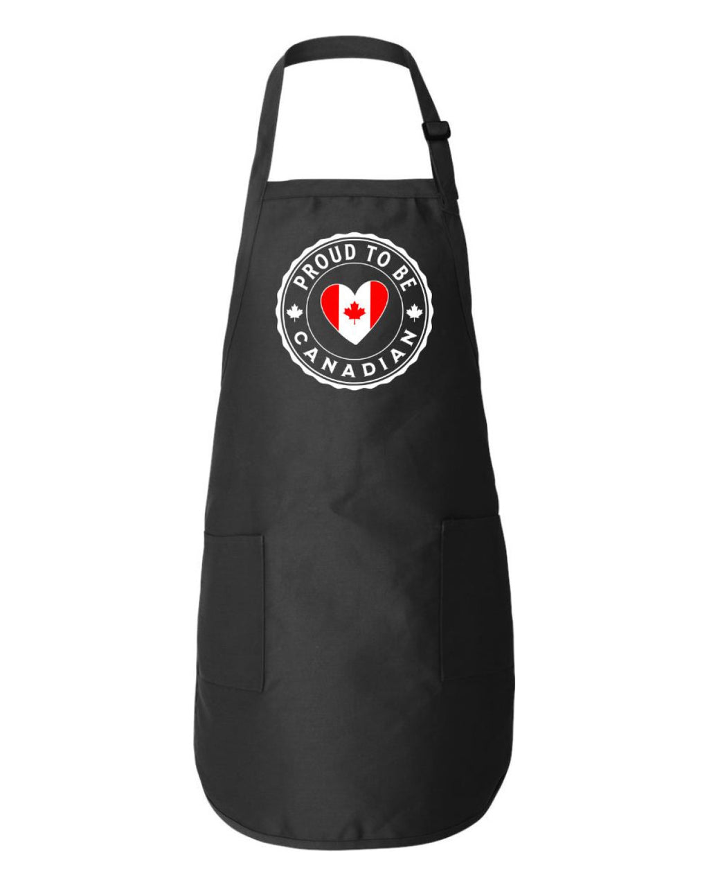 Proud to be Canadian Heart Flag Apron