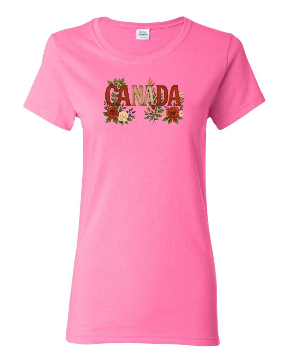 Canada Rose Design Tee  Women's Tee