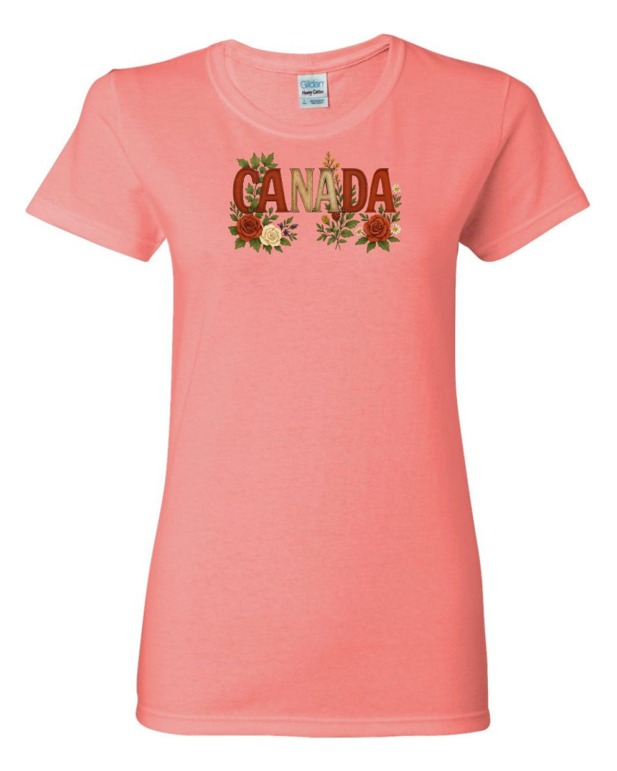 Canada Rose Design Tee  Women's Tee