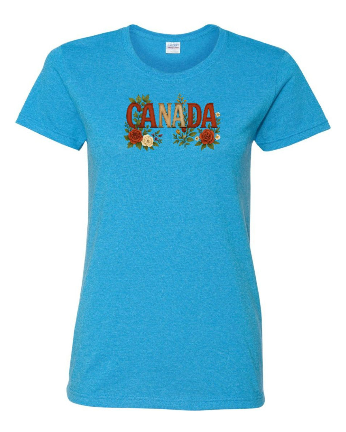 Canada Rose Design Tee  Women's Tee