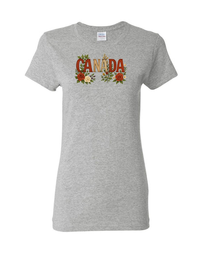 Canada Rose Design Tee Women's Tee
