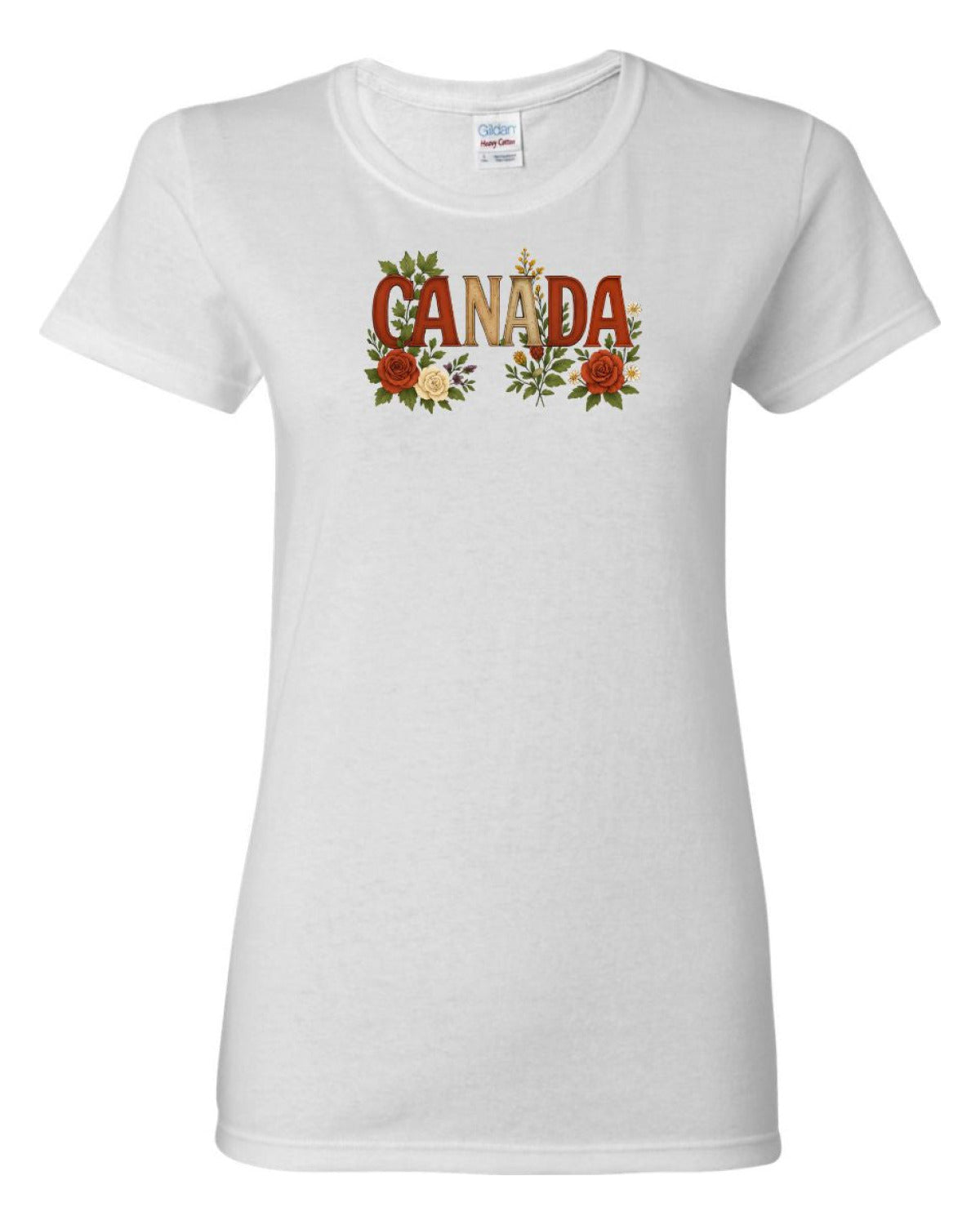Canada Rose Design Tee  Women's Tee