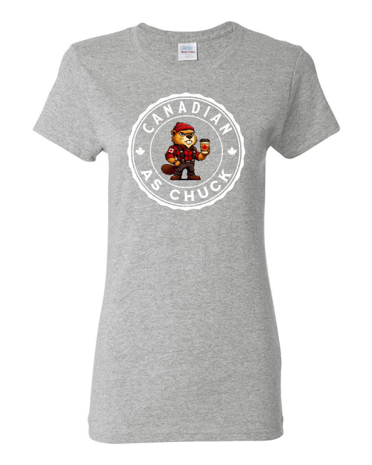 Canadian as Chuck Women's Tee - Gildan Canada (sewn Internationally)