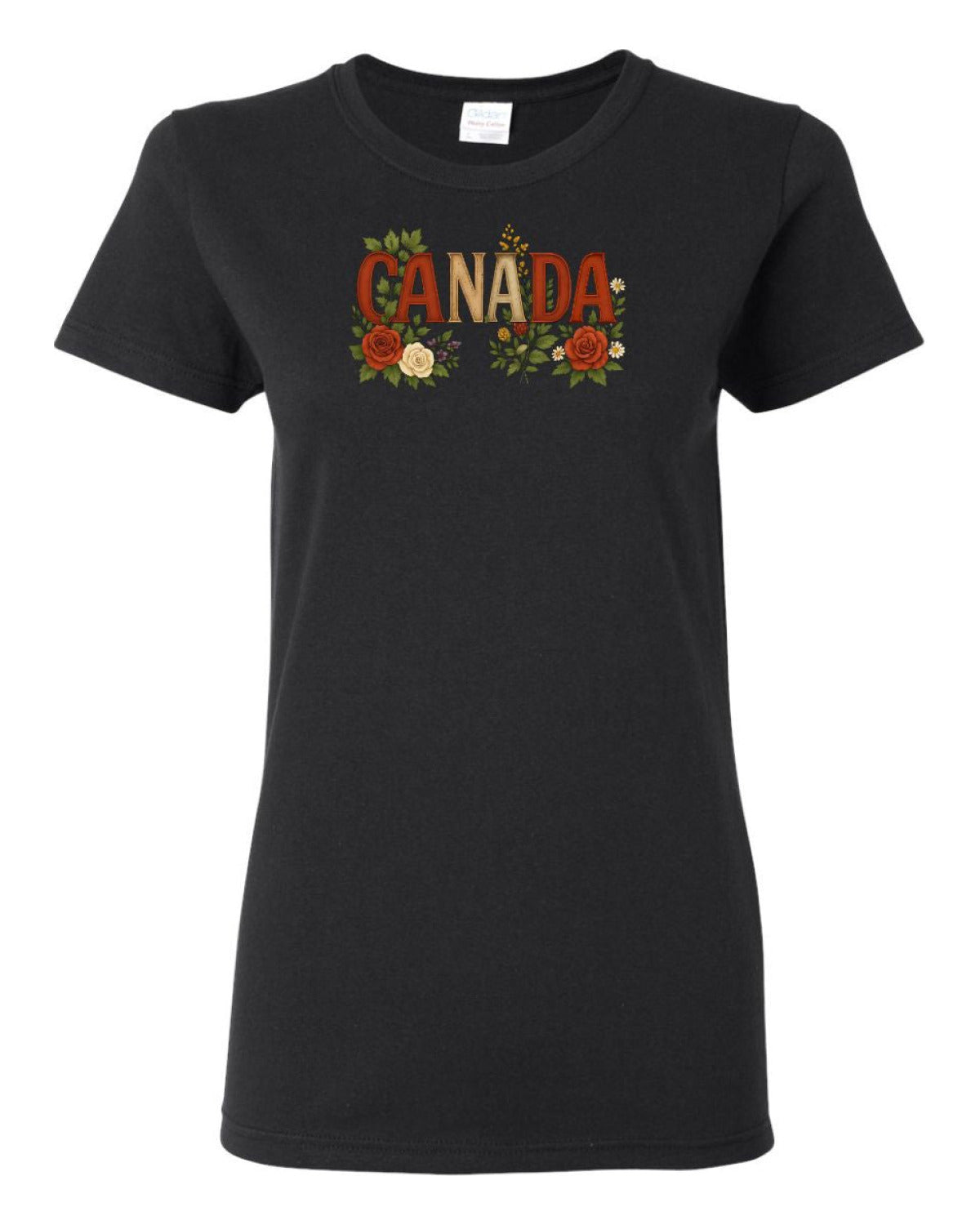 Canada Rose Design Tee  Women's Tee